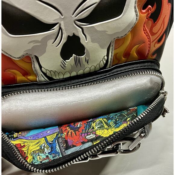 Loungefly Ghost Rider Glow Cosplay Mini Backpack - 1000 Exclusive - NWT main image 9